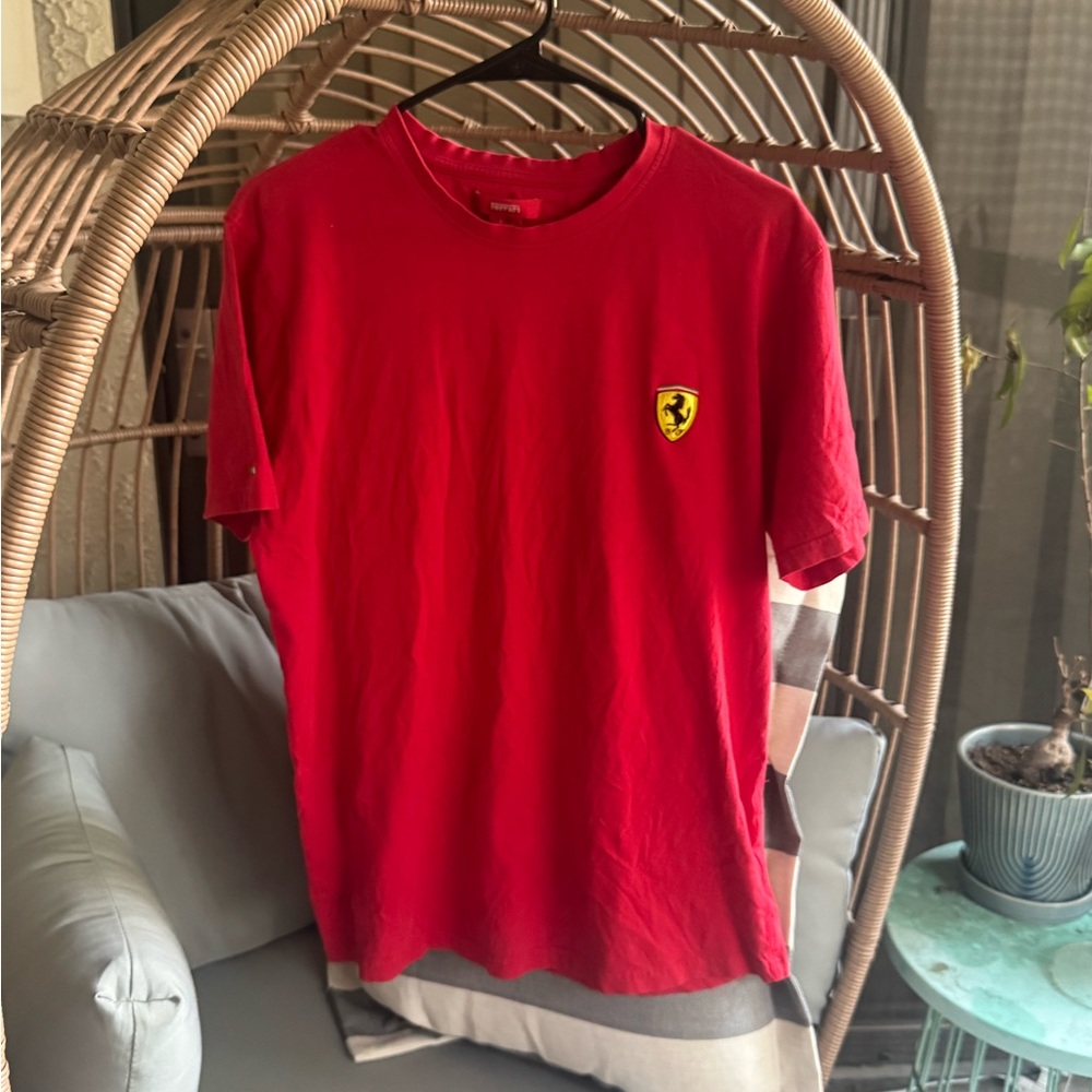 Ferrari Brand Red Short Sleeve Tee - Classic Style Sz XL